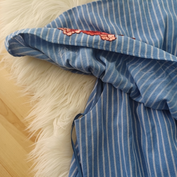 {She + Sky} Embroidered Off the Shoulder Dress - Picture 6 of 6